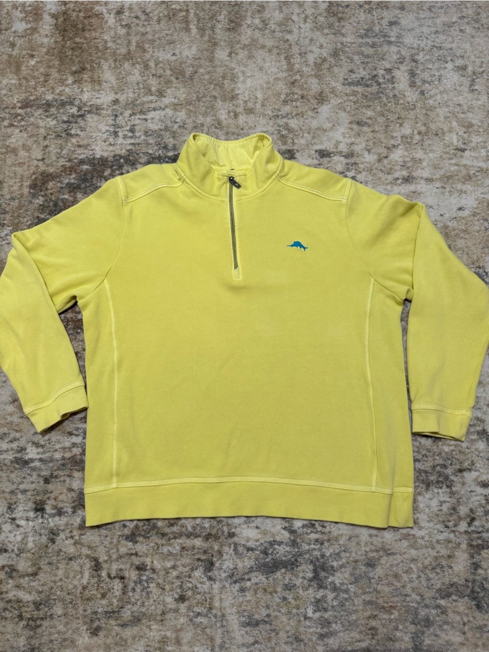 Tommy Bahama Men's Tobago Bay Half Zip Dadcore Coastal Casual Resortwear